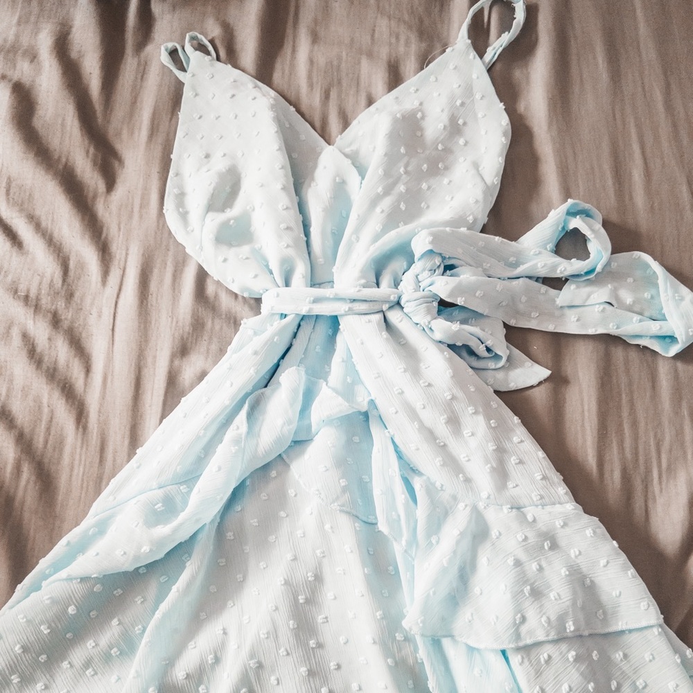 No Brand Blue Dress
